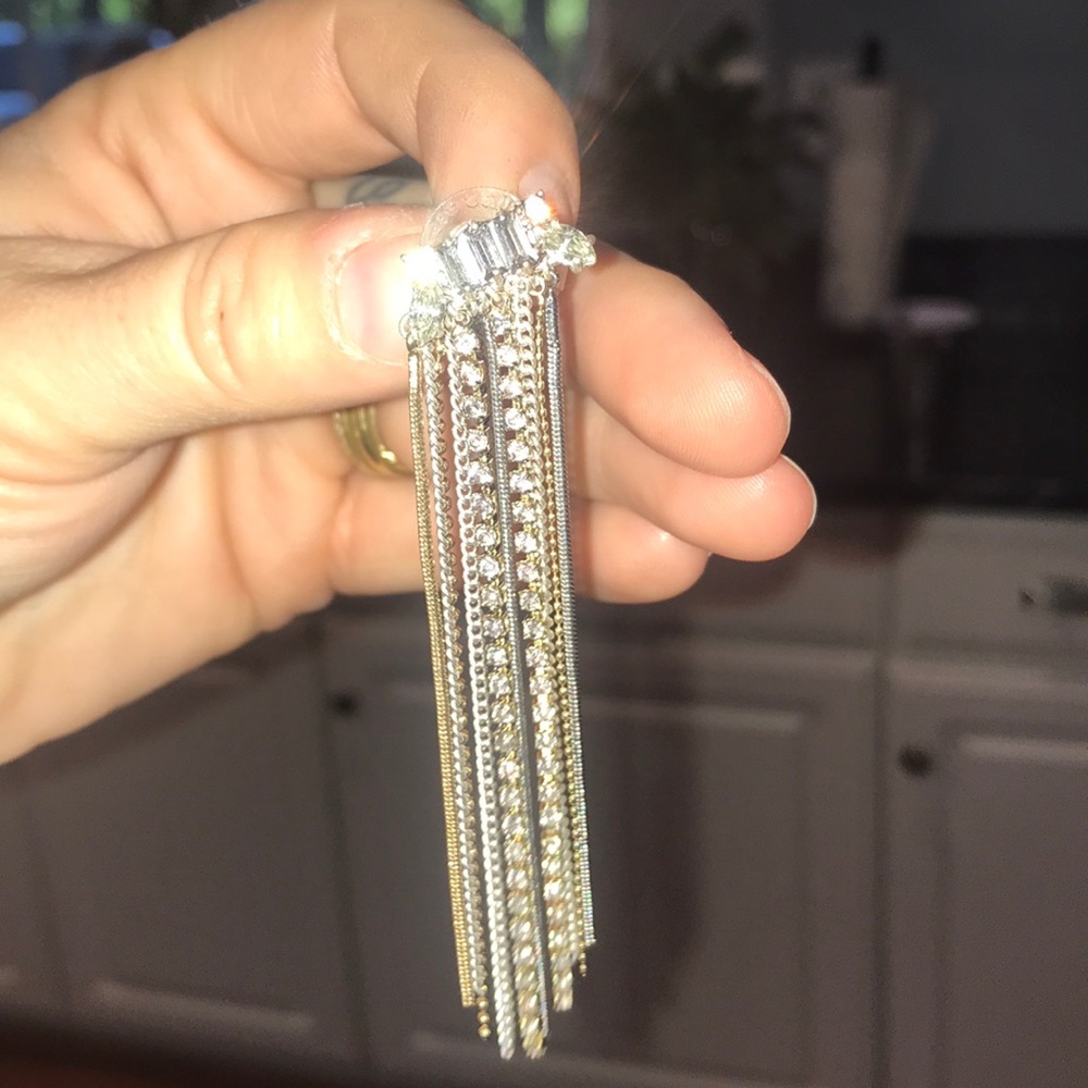 Rocker dangle earrings - Picture 3 of 3